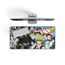 Load image into Gallery viewer, Durarara!! Izaya Orihara, Shizuo Heiwajima, Anri Sonohara Mouse Pad (Desk Mat) On Desk