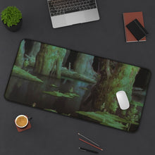 Load image into Gallery viewer, Princess Mononoke Mouse Pad (Desk Mat) On Desk
