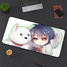 Load image into Gallery viewer, Aho Girl Mouse Pad (Desk Mat) On Desk