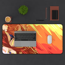 Load image into Gallery viewer, Black Clover Mereoleona Vermillion Mouse Pad (Desk Mat) With Laptop
