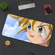 Load image into Gallery viewer, Happy Meliodas Mouse Pad (Desk Mat) On Desk
