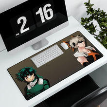 Load image into Gallery viewer, My Hero Academia Izuku Midoriya, Katsuki Bakugou Mouse Pad (Desk Mat) With Laptop