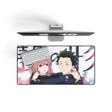 Load image into Gallery viewer, Koe No Katachi Mouse Pad (Desk Mat) On Desk