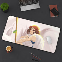 Load image into Gallery viewer, Princess Mononoke Mouse Pad (Desk Mat) On Desk