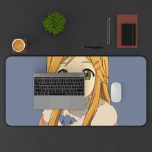 Load image into Gallery viewer, Kokoro Connect Yui Kiriyama Mouse Pad (Desk Mat) With Laptop