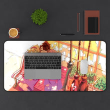 Load image into Gallery viewer, Little Witch Academia Atsuko Kagari, Sucy Manbavaran, Computer Keyboard Pad, Lotte Yanson Mouse Pad (Desk Mat) With Laptop