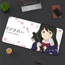 Load image into Gallery viewer, Tsuki Ga Kirei Mouse Pad (Desk Mat) On Desk