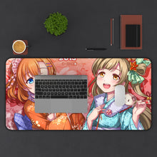 Load image into Gallery viewer, Love Live! Kotori Minami, Honoka Kousaka Mouse Pad (Desk Mat) With Laptop