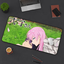 Load image into Gallery viewer, Shikimori's Not Just A Cutie Mouse Pad (Desk Mat) On Desk