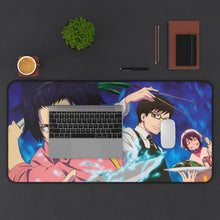 Load image into Gallery viewer, Blue Exorcist Mouse Pad (Desk Mat) With Laptop