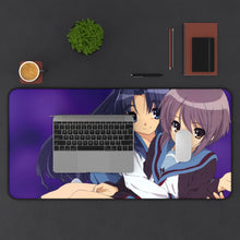 Load image into Gallery viewer, The Melancholy Of Haruhi Suzumiya Mouse Pad (Desk Mat) With Laptop