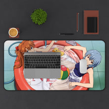 Load image into Gallery viewer, Neon Genesis Evangelion Rei Ayanami Mouse Pad (Desk Mat) With Laptop