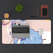 Load image into Gallery viewer, Is The Order A Rabbit? Mouse Pad (Desk Mat) With Laptop