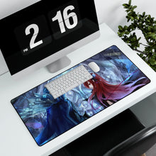 Load image into Gallery viewer, Fairy Tail Erza Scarlet, Jellal Fernandes Mouse Pad (Desk Mat) With Laptop