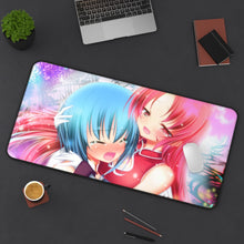 Load image into Gallery viewer, Puella Magi Madoka Magica Sayaka Miki Mouse Pad (Desk Mat) With Laptop