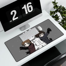 Load image into Gallery viewer, Girls und Panzer Mouse Pad (Desk Mat) With Laptop
