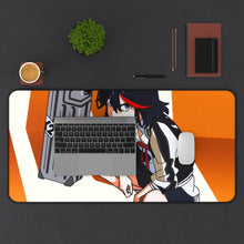 Load image into Gallery viewer, Ryuuko Matoi Mouse Pad (Desk Mat) With Laptop