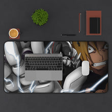 Load image into Gallery viewer, Anime FullMetal Alchemist Mouse Pad (Desk Mat) With Laptop
