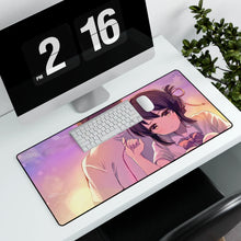 Load image into Gallery viewer, Your Name. Mouse Pad (Desk Mat) With Laptop