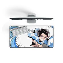 Load image into Gallery viewer, Demon Slayer: Kimetsu no Yaiba Mouse Pad (Desk Mat) On Desk