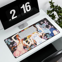 Load image into Gallery viewer, Nisekoi Chitoge Kirisaki, Kosaki Onodera, Marika Tachibana Mouse Pad (Desk Mat) With Laptop