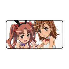 Load image into Gallery viewer, A Certain Scientific Railgun Mikoto Misaka, Kuroko Shirai Mouse Pad (Desk Mat)