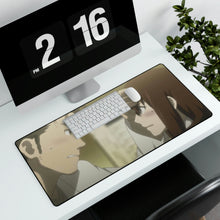 Load image into Gallery viewer, Okabe and Kurisu Mouse Pad (Desk Mat)