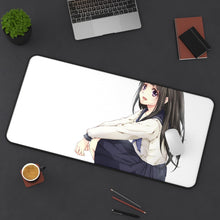 Load image into Gallery viewer, Eru Chitanda Sitting Mouse Pad (Desk Mat) On Desk