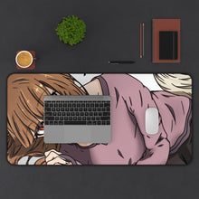Load image into Gallery viewer, Spice And Wolf Mouse Pad (Desk Mat) With Laptop