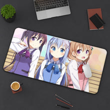 Load image into Gallery viewer, Is The Order A Rabbit? Mouse Pad (Desk Mat) On Desk