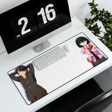 Load image into Gallery viewer, Monogatari (Series) Mouse Pad (Desk Mat) With Laptop