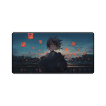 Load image into Gallery viewer, Girl looking at lanterns in the sky Mouse Pad (Desk Mat)