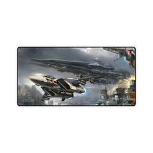 Load image into Gallery viewer, Roy flying Skull Leader with SDF1 in background Mouse Pad (Desk Mat)