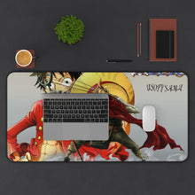 Load image into Gallery viewer, Luffy and Ussop Mouse Pad (Desk Mat) With Laptop