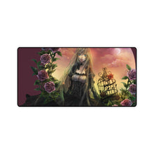 Load image into Gallery viewer, Anime Girl with Roses Mouse Pad (Desk Mat)