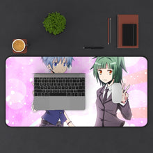 Load image into Gallery viewer, Assassination Classroom Nagisa Shiota, Kaede Kayano Mouse Pad (Desk Mat) With Laptop