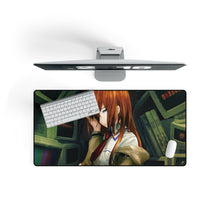 Load image into Gallery viewer, Makise Kurisu Mouse Pad (Desk Mat) On Desk