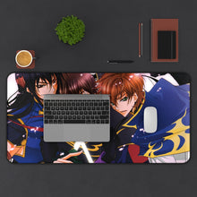 Load image into Gallery viewer, Code Geass Lelouch Lamperouge, Suzaku Kururugi Mouse Pad (Desk Mat) With Laptop
