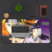 Load image into Gallery viewer, Hinata Hyuga Mouse Pad (Desk Mat) With Laptop