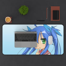 Load image into Gallery viewer, Lucky Star Konata Izumi Mouse Pad (Desk Mat) With Laptop