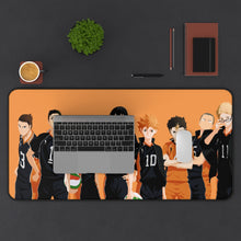 Load image into Gallery viewer, Haikyuu!! - Karasuno Team Mouse Pad (Desk Mat) With Laptop