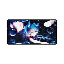 Load image into Gallery viewer, Anime, Neko Girl, Heterochromia, Mouse Pad (Desk Mat)
