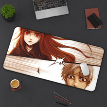 Load image into Gallery viewer, Spice And Wolf Mouse Pad (Desk Mat) On Desk