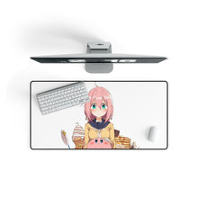 Load image into Gallery viewer, Laid-Back Camp Mouse Pad (Desk Mat) On Desk