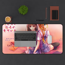 Load image into Gallery viewer, Saekano: How To Raise A Boring Girlfriend Mouse Pad (Desk Mat) With Laptop