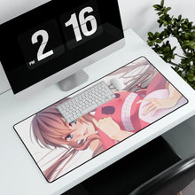 Load image into Gallery viewer, Mirai Nikki Yuno Gasai Mouse Pad (Desk Mat) With Laptop