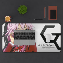 Load image into Gallery viewer, Guilty Crown Mouse Pad (Desk Mat) With Laptop