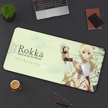Load image into Gallery viewer, Rokka: Braves Of The Six Flowers Mouse Pad (Desk Mat) On Desk