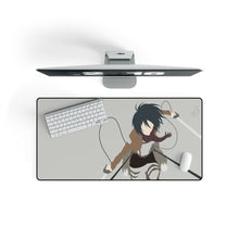 Load image into Gallery viewer, Mikasa Ackerman Mouse Pad (Desk Mat) On Desk