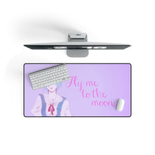 Load image into Gallery viewer, Rei Ayanami Mouse Pad (Desk Mat) On Desk